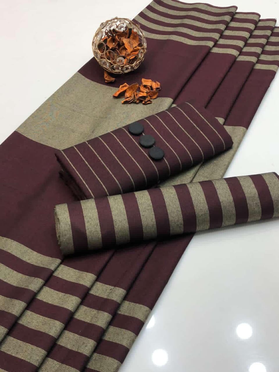 Marina Fabric Mehroon 3 Piece Suit for Women – Winter Collection